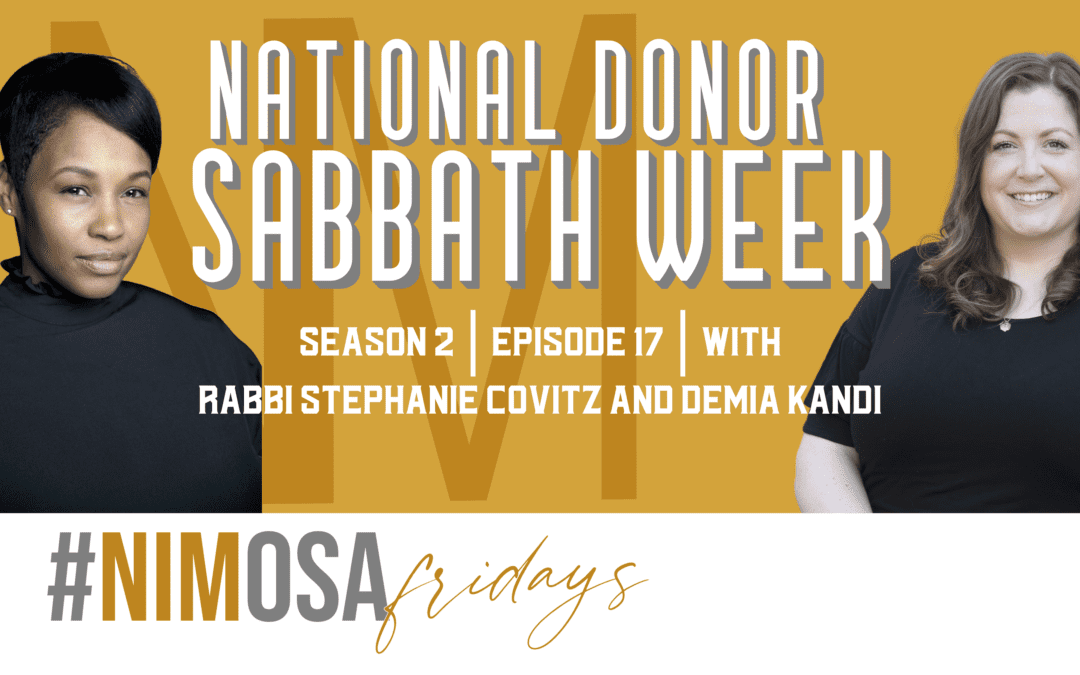 national donor sabbath week