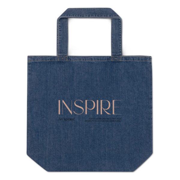 INSPIRE: Organic denim tote bag - Image 4